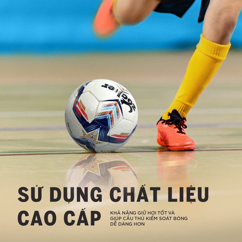 Chất liệu vỏ bóng: Da PU hoặc PVC – Độ bền cao, phù hợp với môi trường sân trường