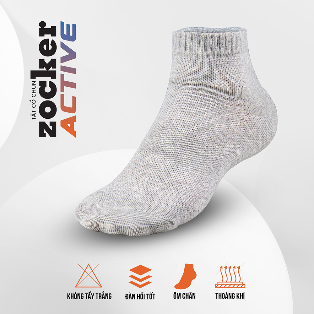  Tất cổ chun Zocker Active - Giá bán tại Thể Thao 365: 33.000VNĐ
