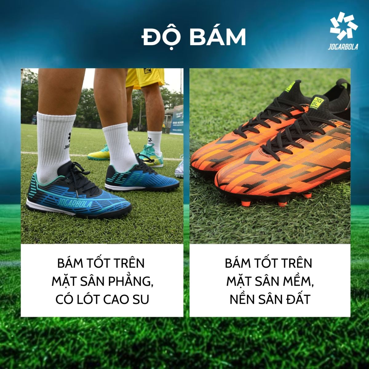 Đế TF / AG – Yếu tố quyết định hiệu suất của giày đá bóng sân cỏ nhân tạo nhẹ nhất