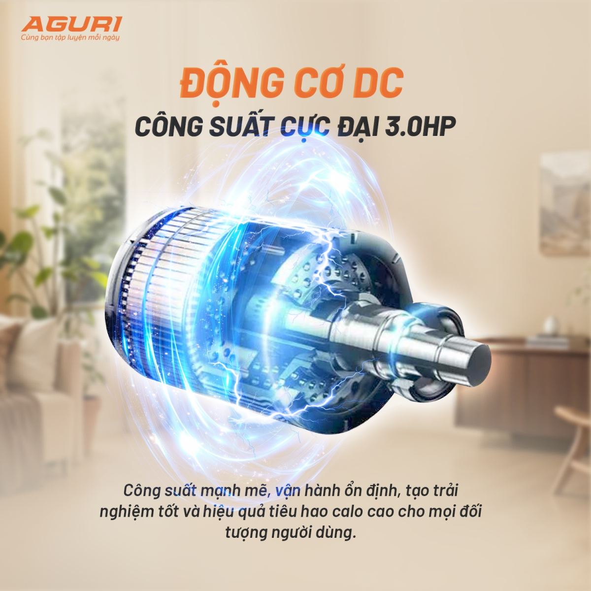 Động cơ mạnh mẽ, vận hành êm ái